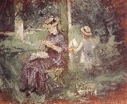 Berthe Morisot, The mother and her son in the garden